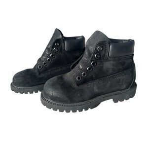 Timberland boys black Boots